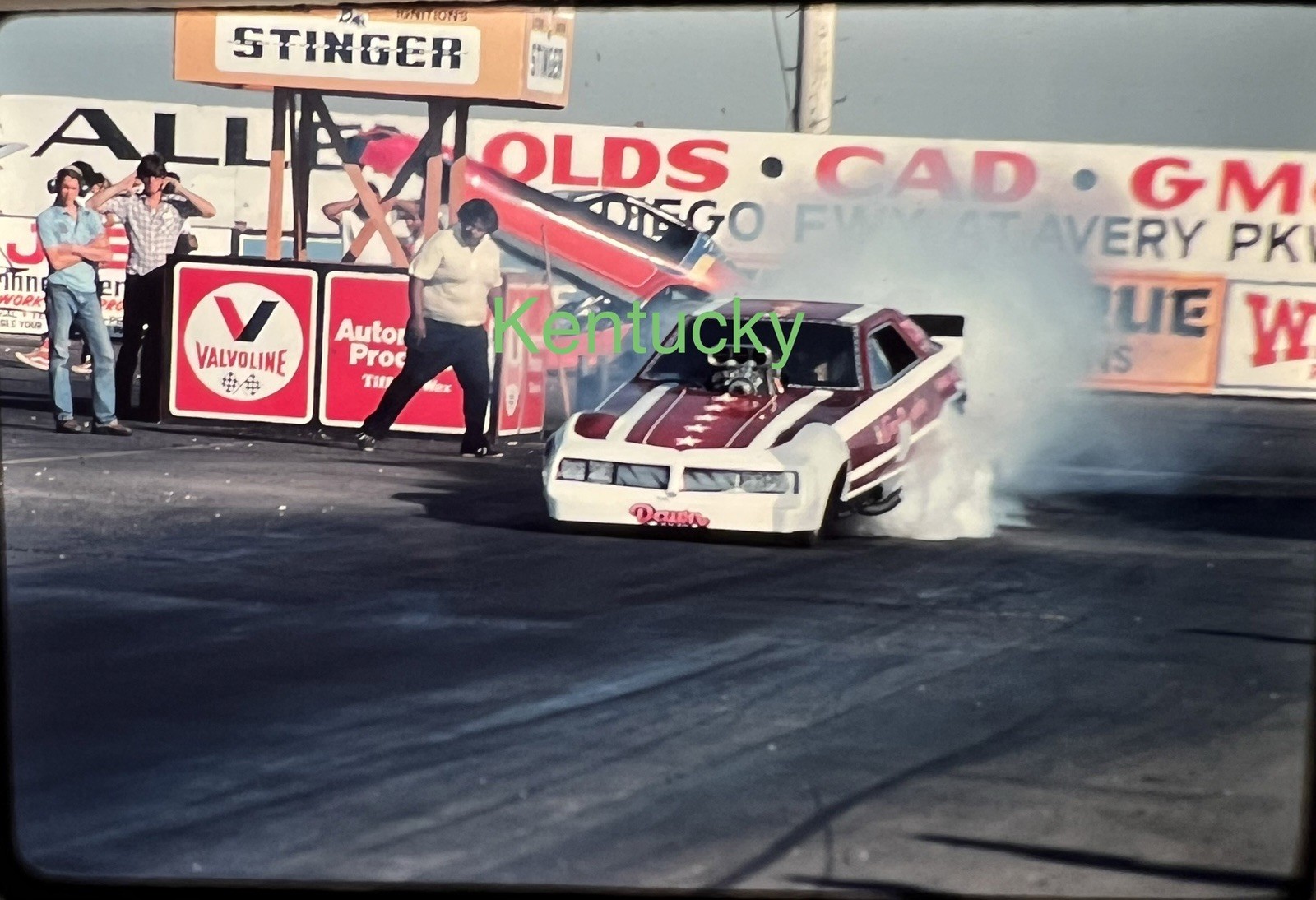 Vintage 35 MM Slide Drag Racing Orange County 1979 