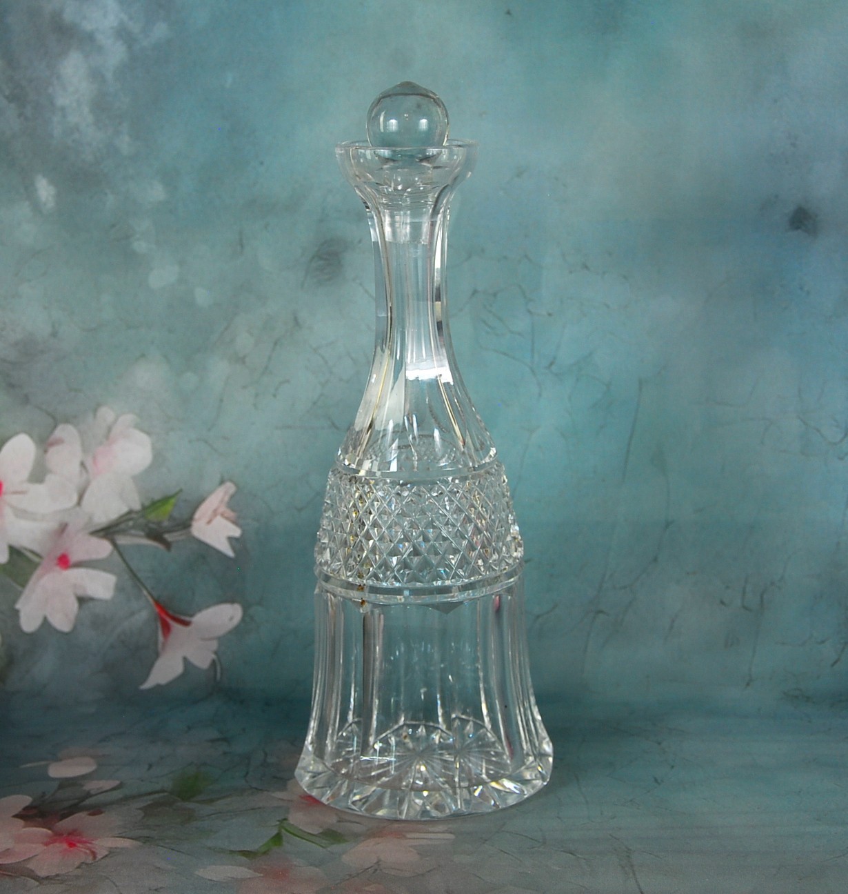 VTG~Val St Lambert Granada Crystal Decanter~14\
