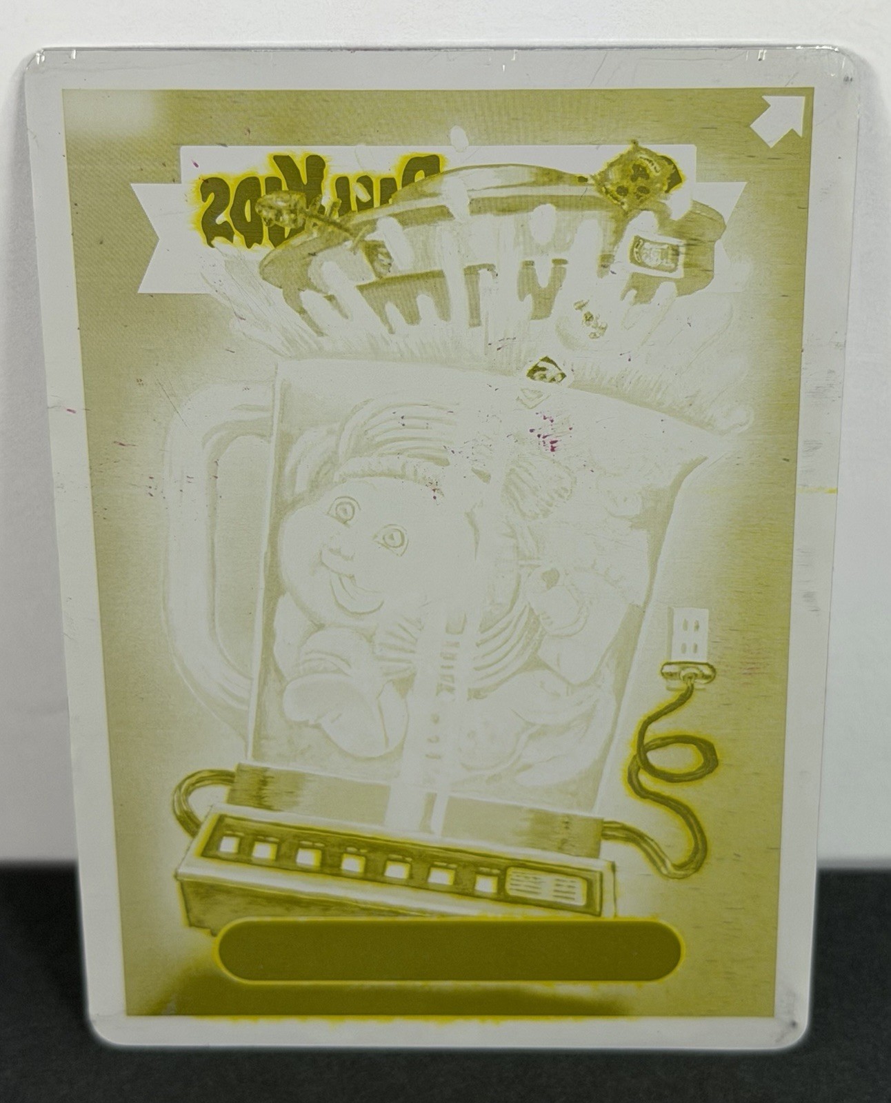 2022 GPK Garbage Pail Kids Chrome Series  5 Juicy Lucy Card 189b 1 of 1 Plate