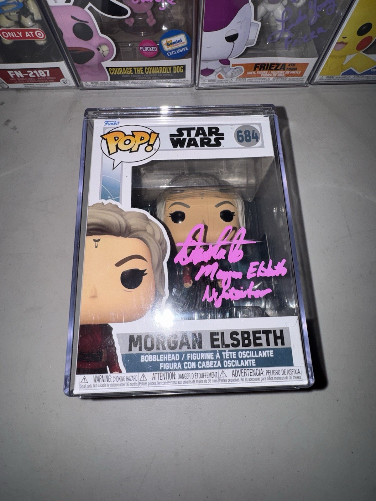 Funko Pop Star Wars Morgan Elsbeth autographed Diana Lee Inosanto JSA Cert
