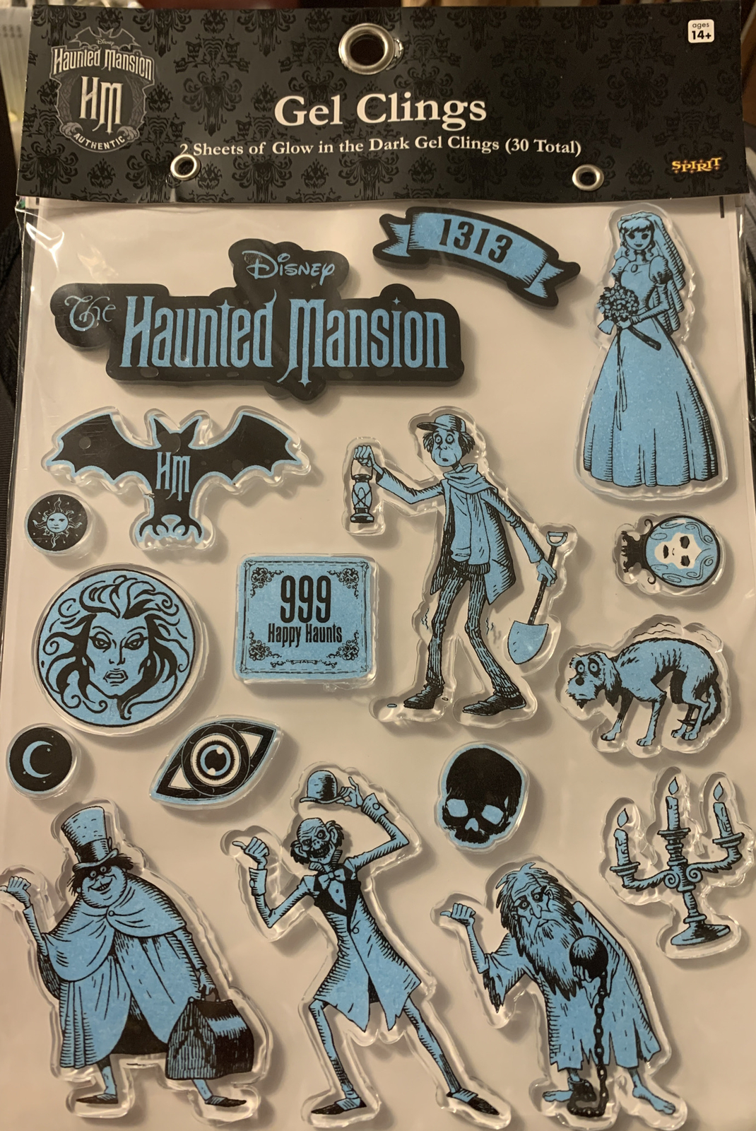 Disney’s Haunted Mansion Gel Clings: 30 Count
