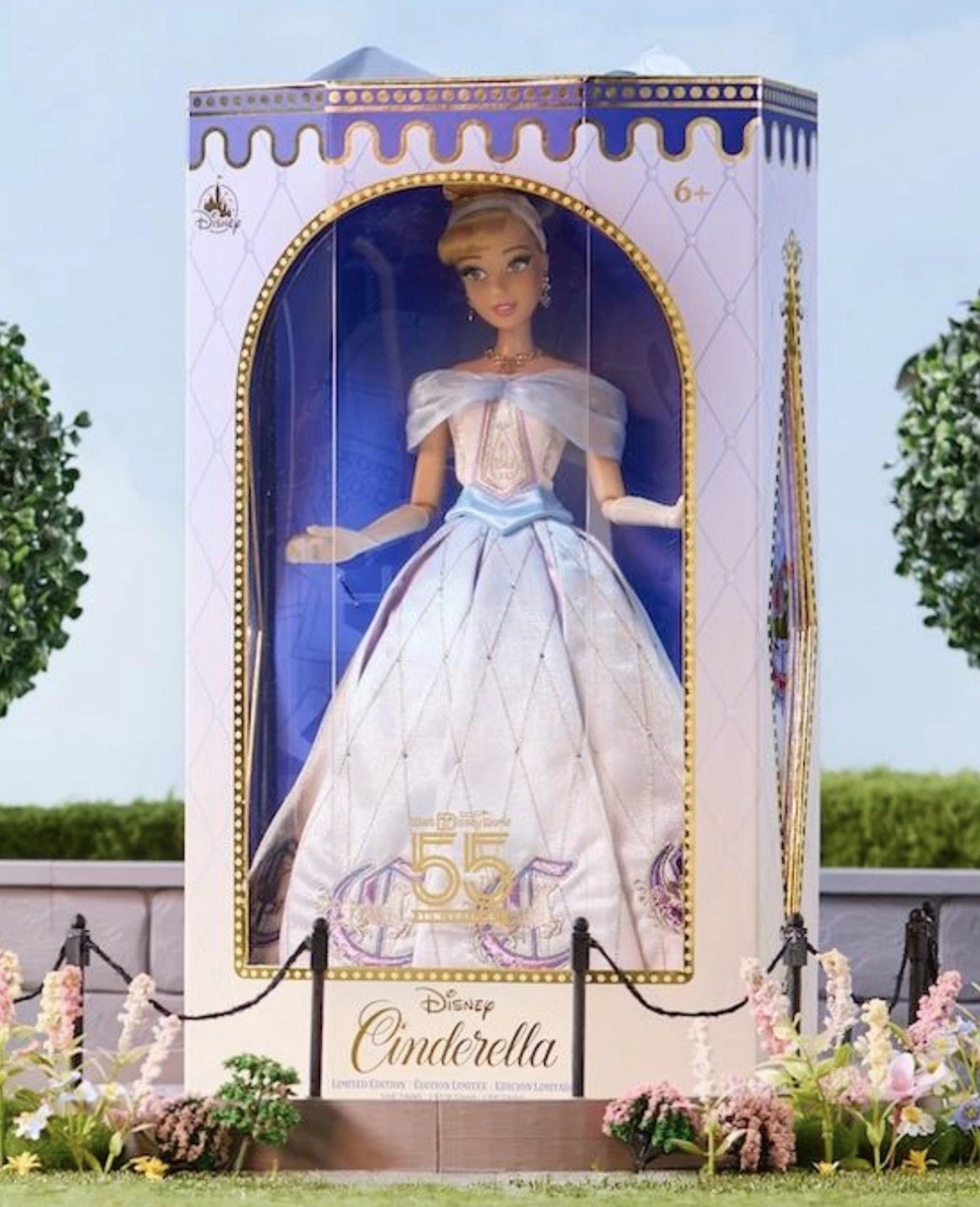 2026 Walt Disney World 55th Anniversary Cinderella Limited Edition Doll PRESALE 