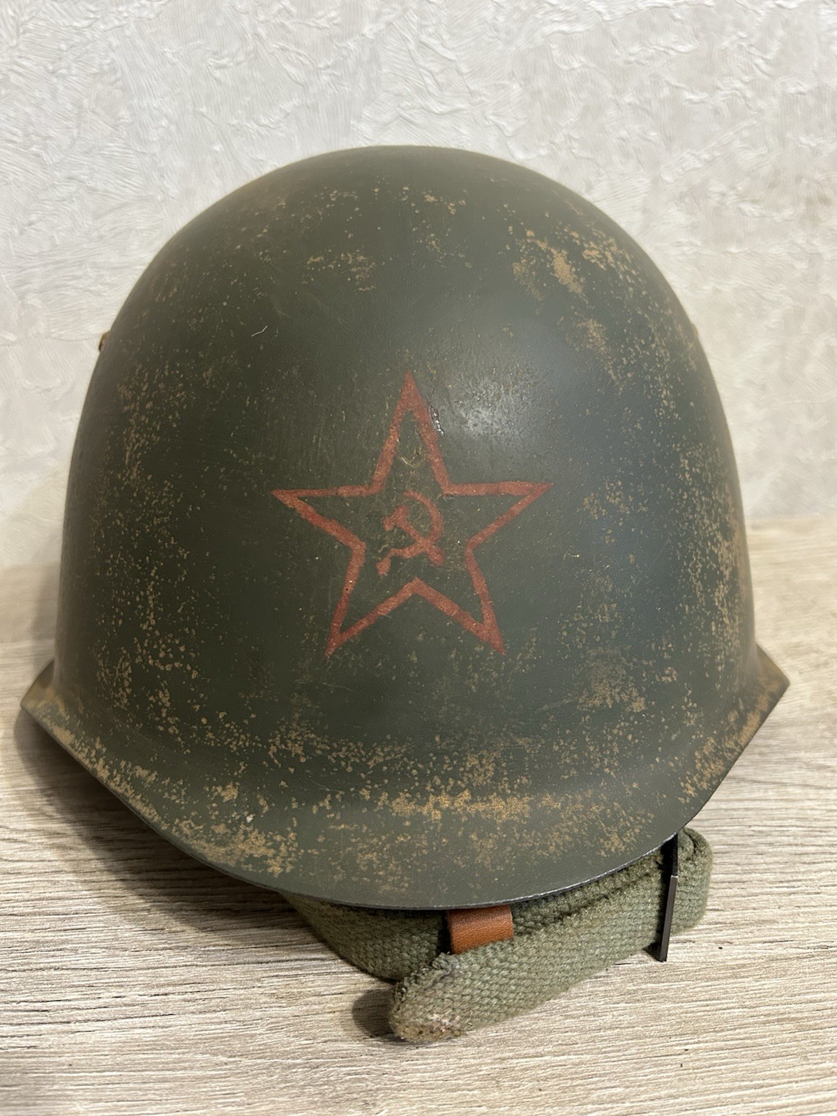 Helmet 1939 Steel SSh 39 WWII Original Russian Military Soviet Army RKKA WW2