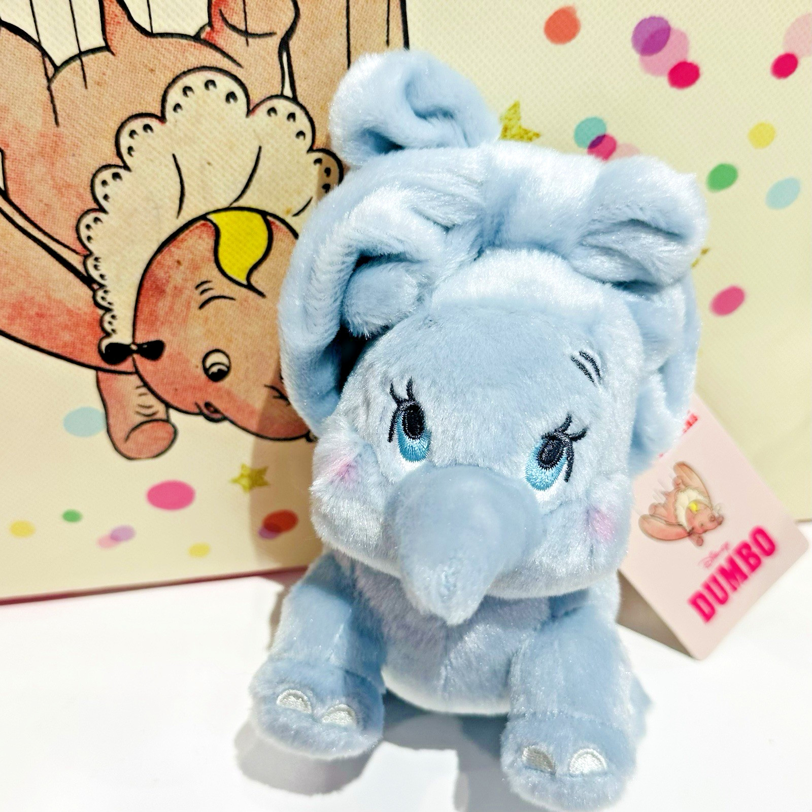 Disney store Japan Dumbo Plush Keychain Dumbo 85TH Anniversary