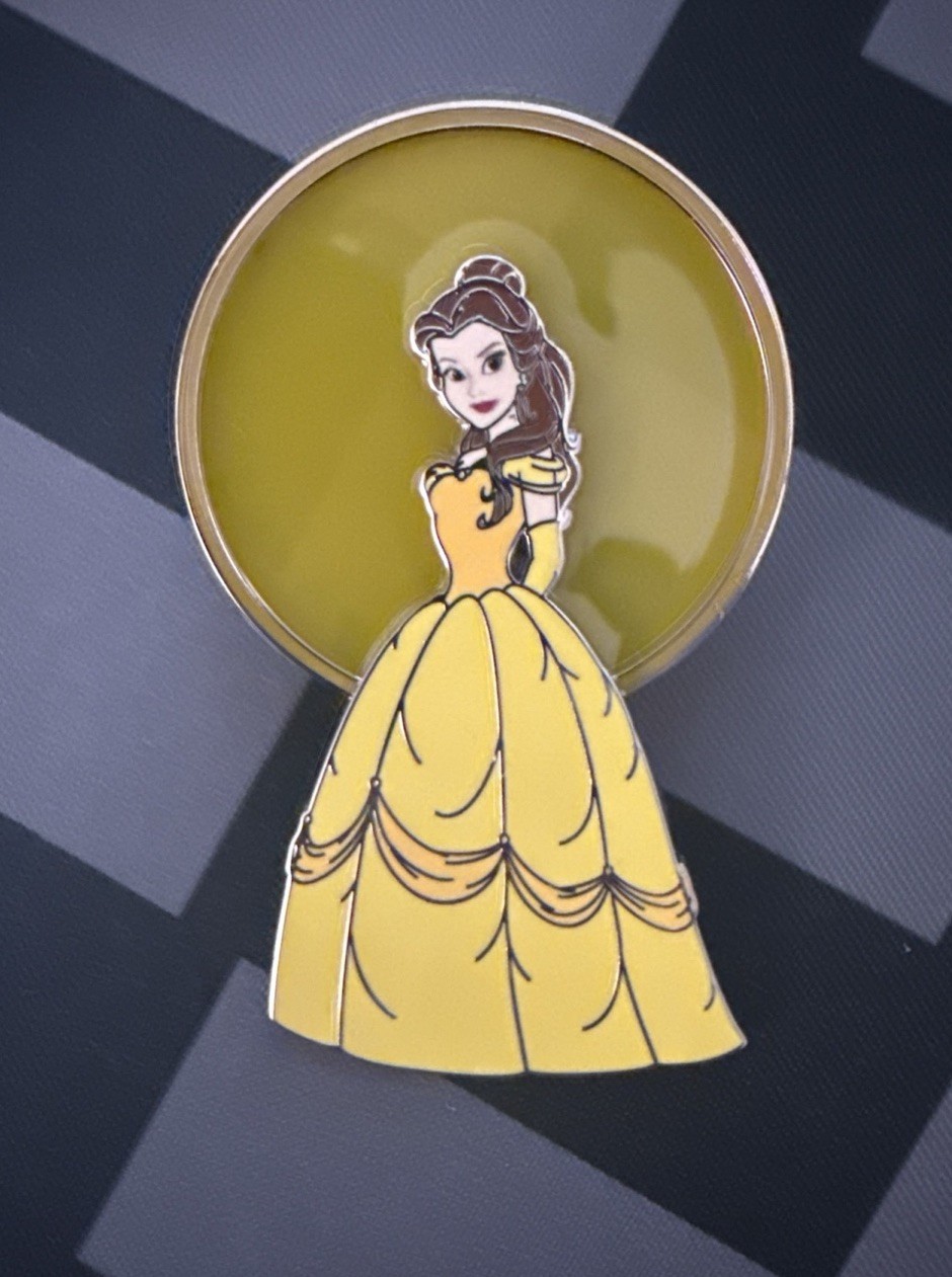 GoPinPro Belle Kaleidoscope of Colors Pin LE 300 Beauty and the Beast Disney