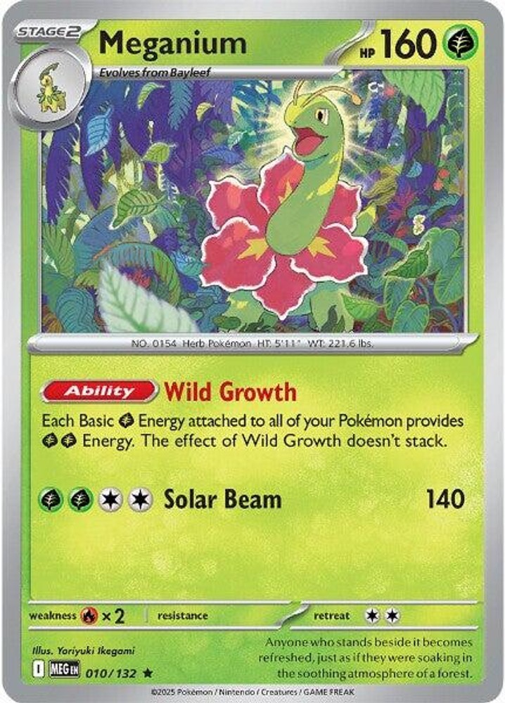 Meganium Holofoil MEG 010/132 R NM