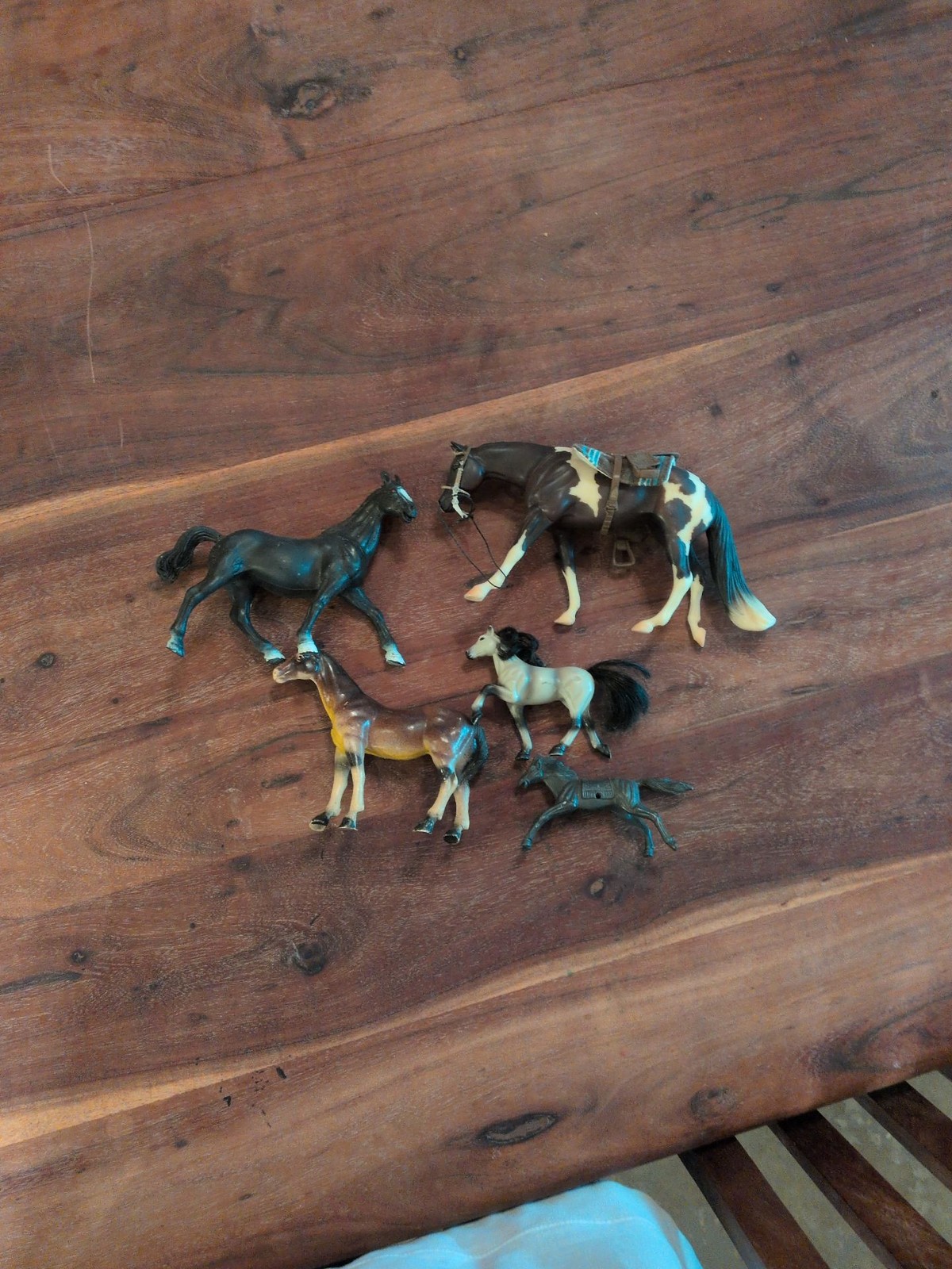 Vintage Breyer and Schleich Style Model Horse Figurines Set of 5