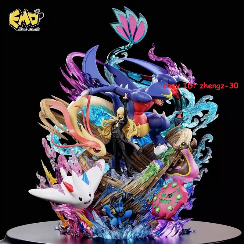 H51CM EMO Studio Cynthia Resin GK Statue Figure Model Led Light Collection Gift