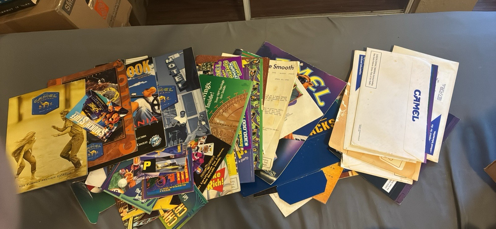Massive lot of Camel Cigarette Cash Catalogs/ Ephemera From the 1990s