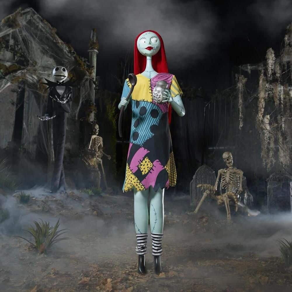 Sally Nightmare Before Christmas 6 FT Deluxe Life Size Animated Halloween Decor