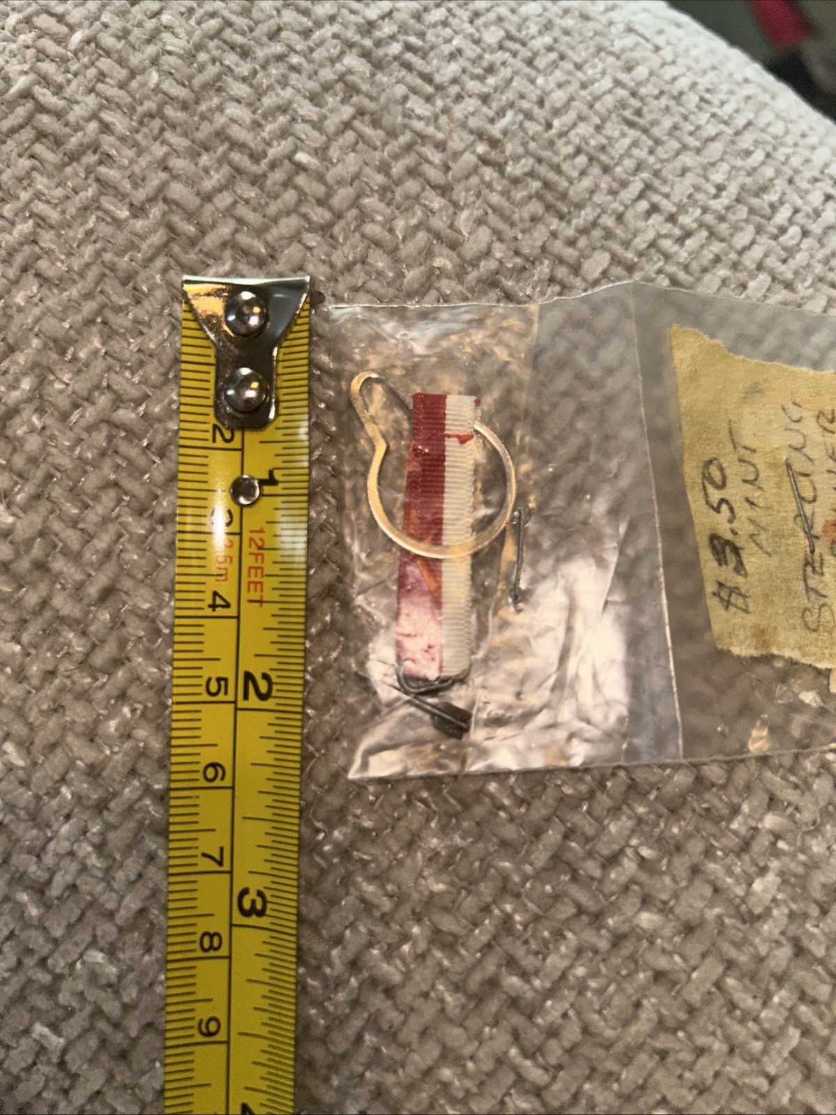 New in Bag Older Boy Scouts BSA Order Of The Arrow Red & White Ribbon & Arrow #2
