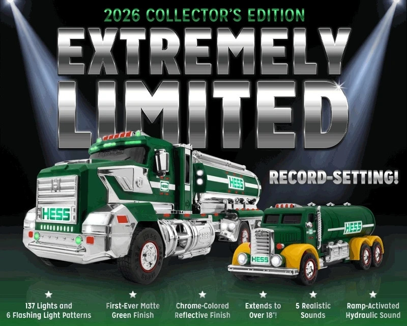Hess 2026 Collector\'s Edition Tanker Trucks Limited edition