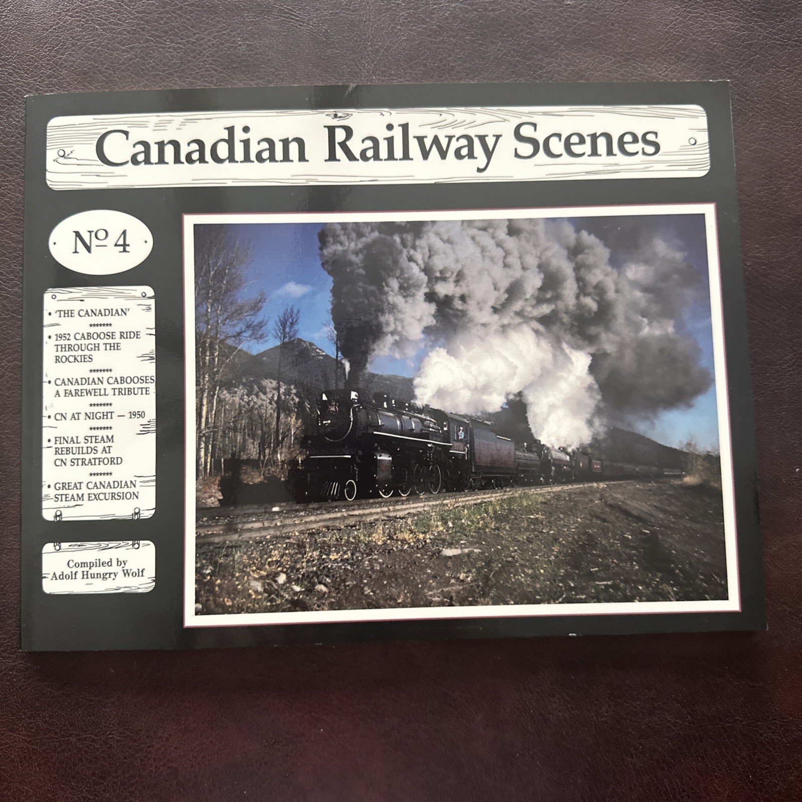 Vintage 1991 Canadian Railways Scenes Book