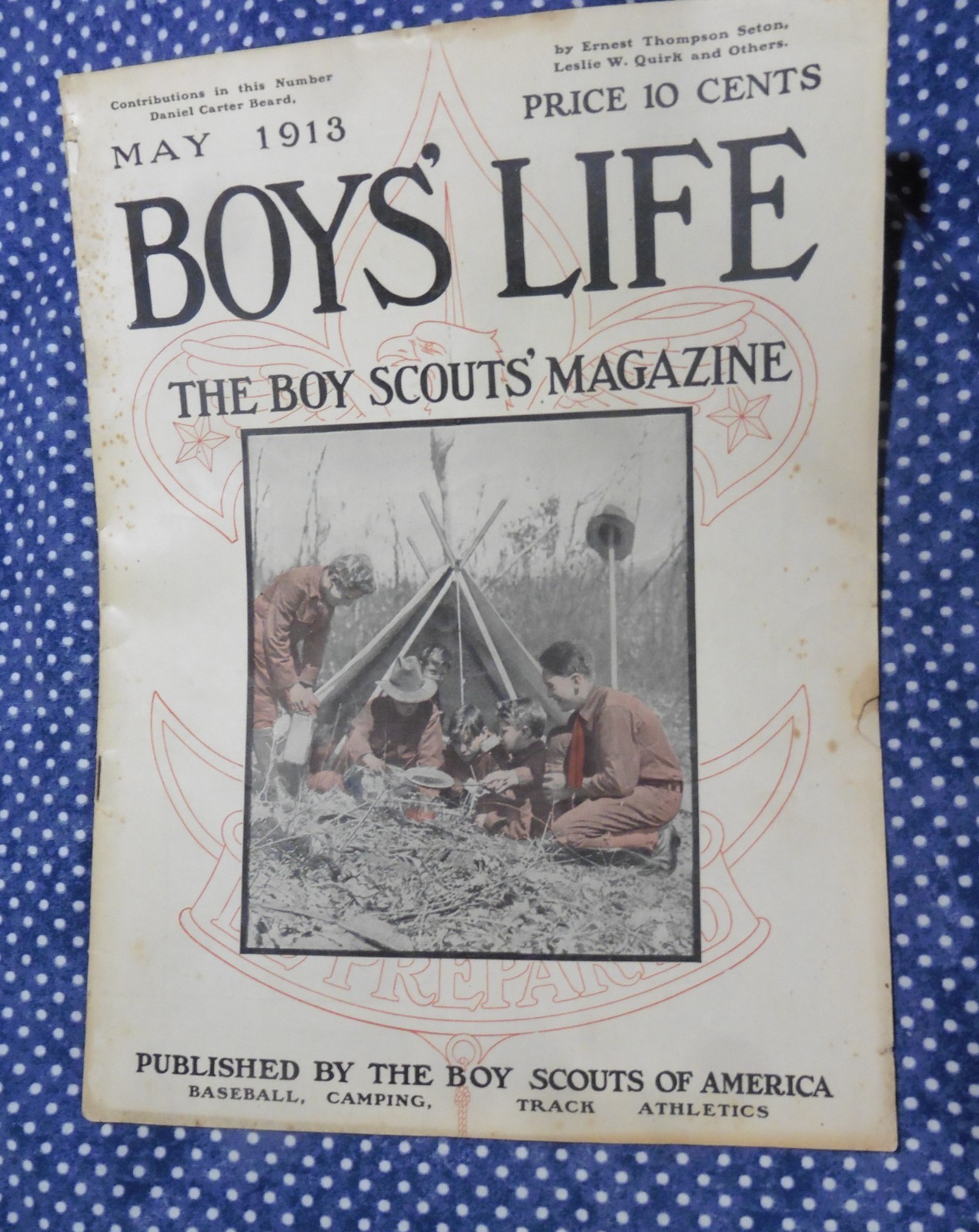 Boy's Life Magazine May 1913  - Entire Magazine with Rockwell artwork