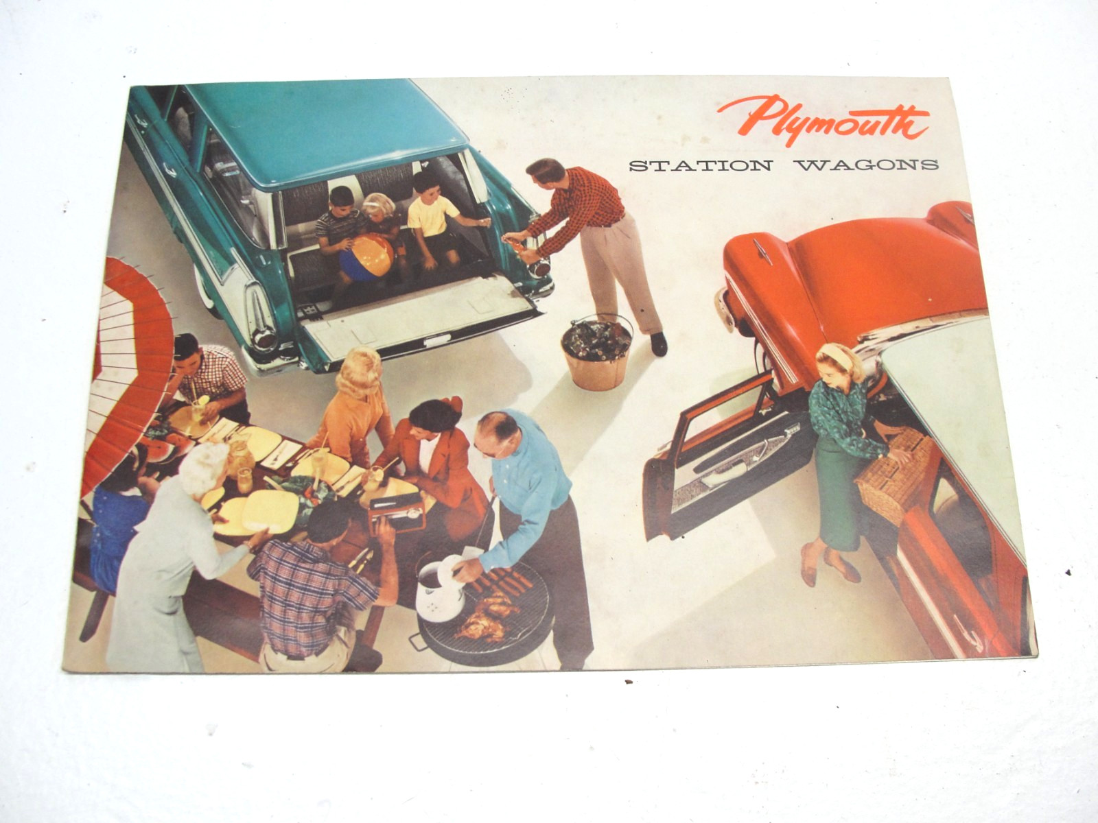 VINTAGE 1958 PLYMOUTH STATION WAGONS SALES BROCHURE