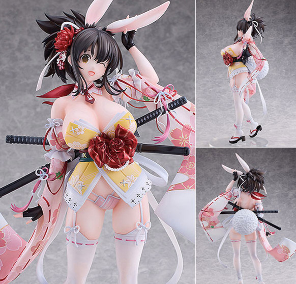 FREEing official Senran Kagura asuka Japanese-style Bunny 1/4 Figure 43cm japan