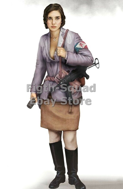 WW2 Picture Photo woman guerrilla with weapons 6308