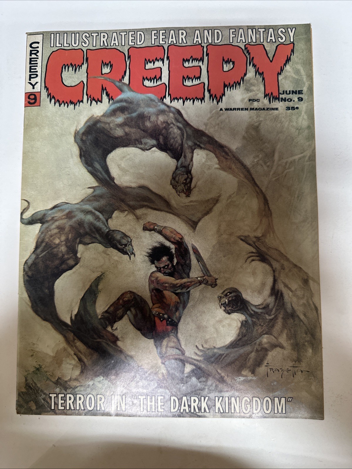 CREEPY #9 (Warren Publishing June 1966) Cover Frazetta