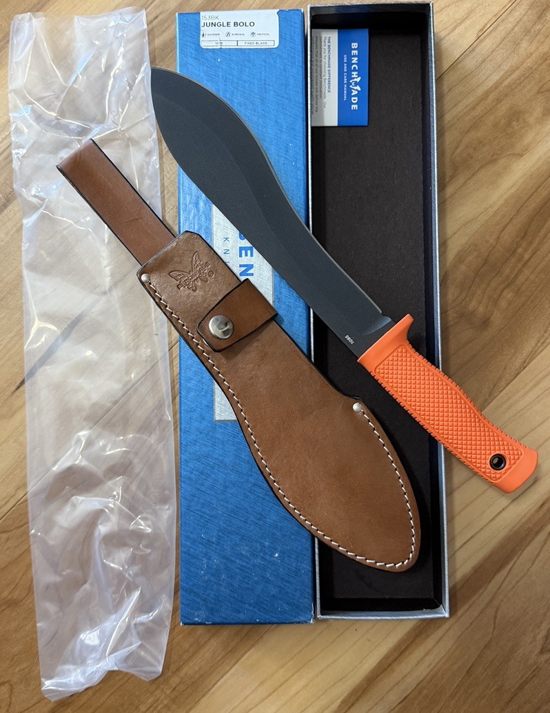 Benchmade 153BK Jungle Bolo Machete Discontinued New in Box USA - EXTREMELY RARE