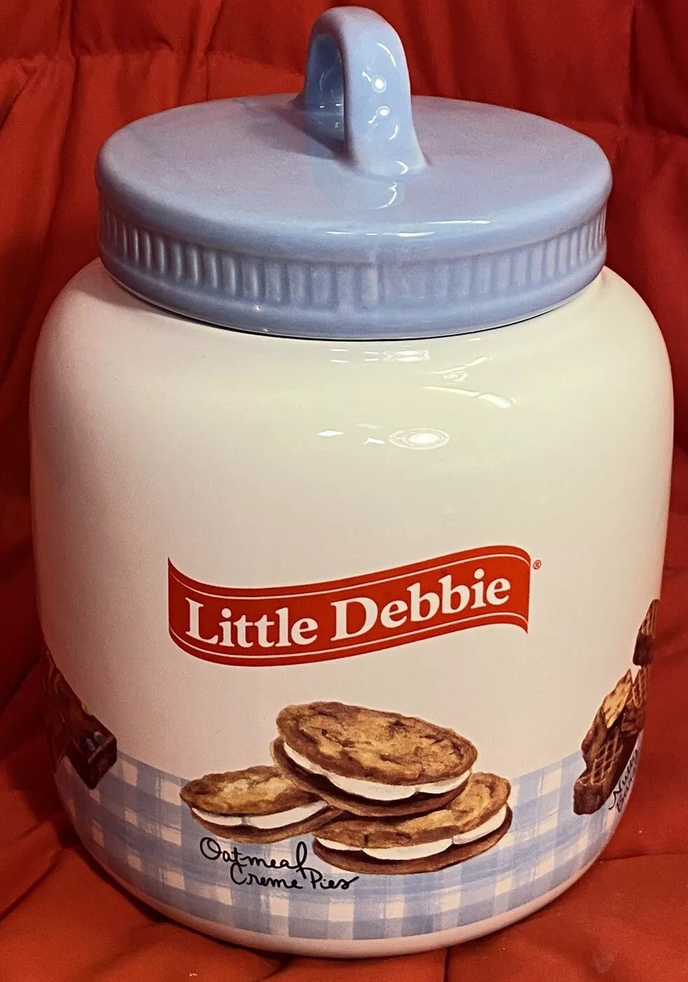 Little Debbie Snack Cakes Porcelain Cookie Jar NEW UNOPENED