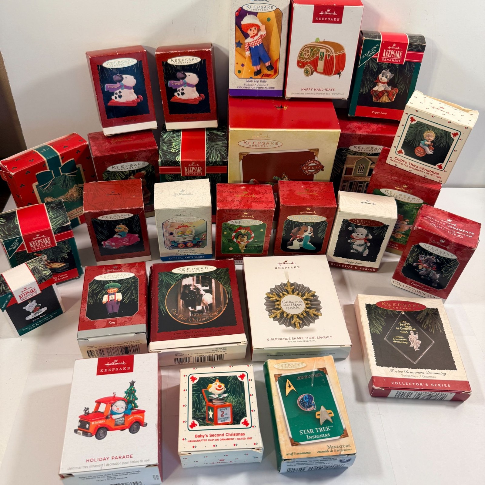 Vintage Hallmark Keepsake Christmas Ornament Lot Large Variety See Pics