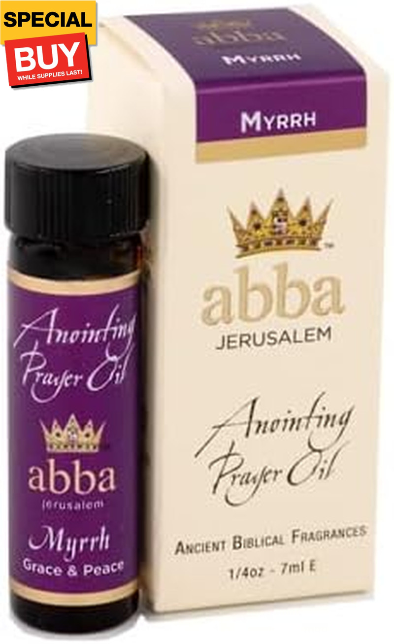ABBA Oil Myrrh 1/4oz Bottle ANOINTING Oil in Gift Box - , Clear