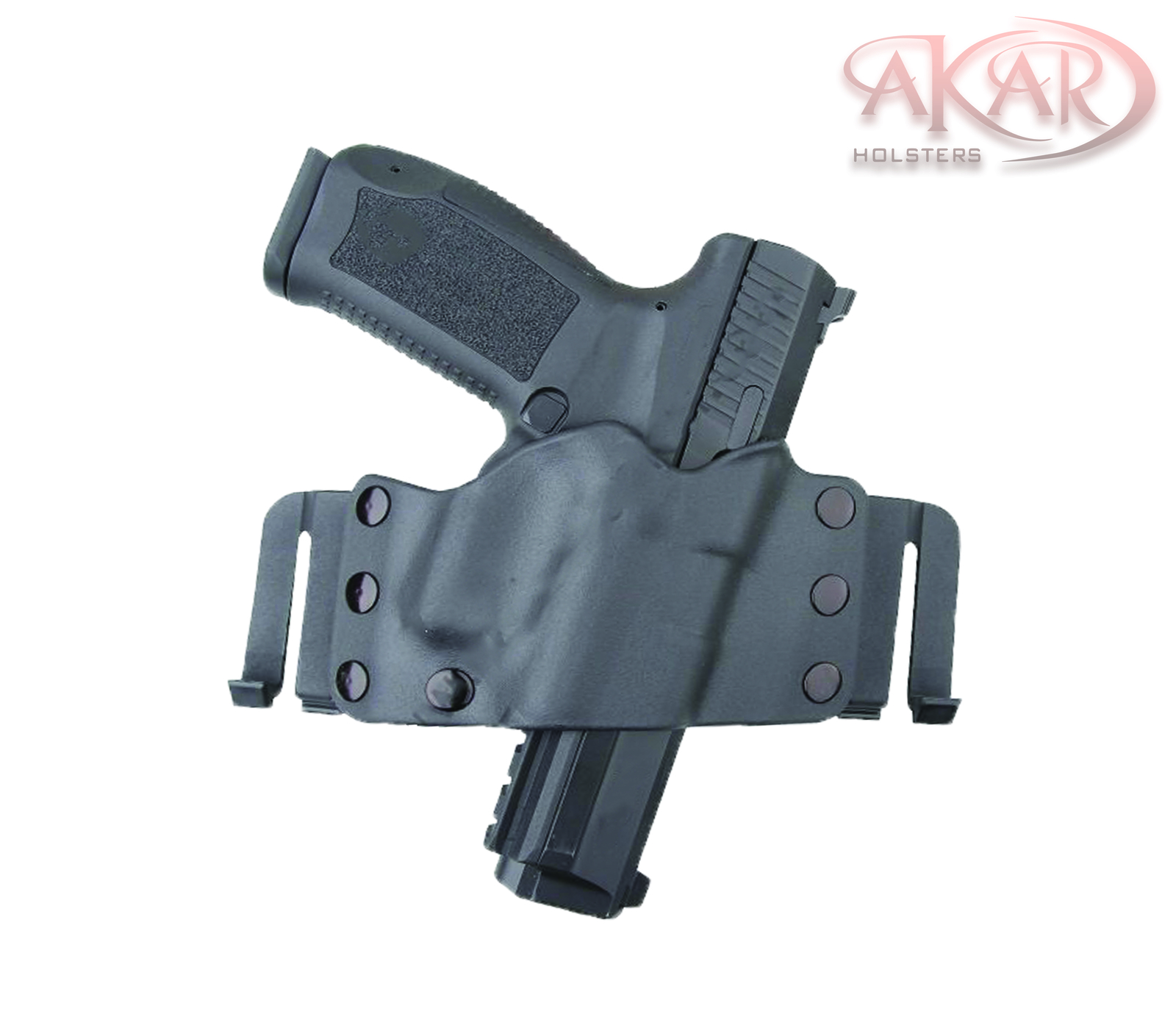 Akar Scorpion OWB Kydex Gun Holster W/Quick Belt Clips Fits CANIK TP9SFT