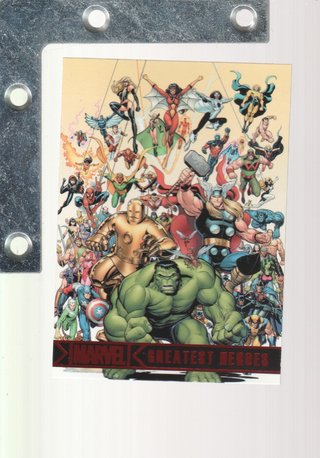 2012 Rittenhouse Marvel Greatest Heroes Base/Silver Pick From List Up To 30% OFF