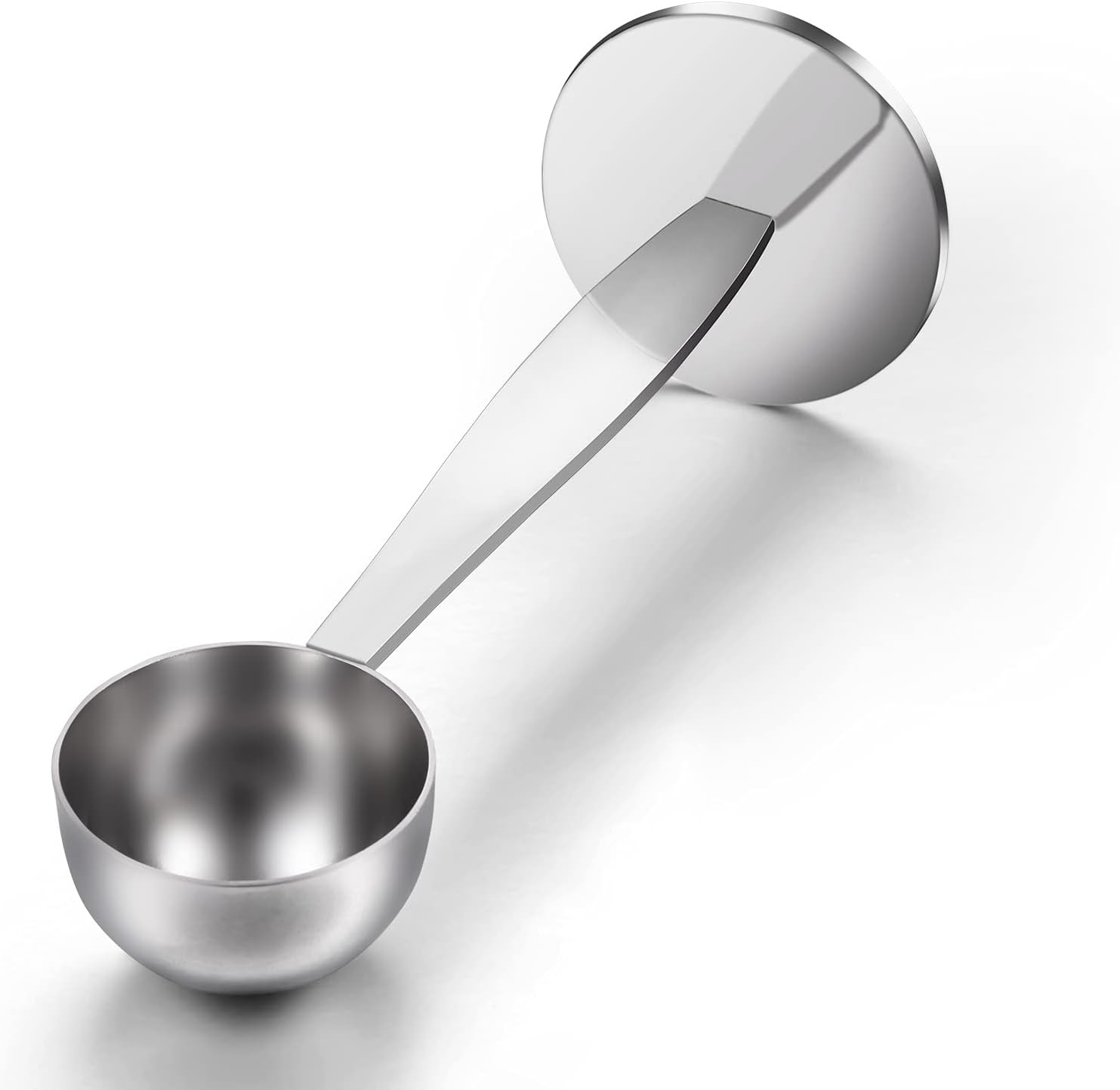2-in-1 Stainless Steel Coffee Scoop Tamping Spoon