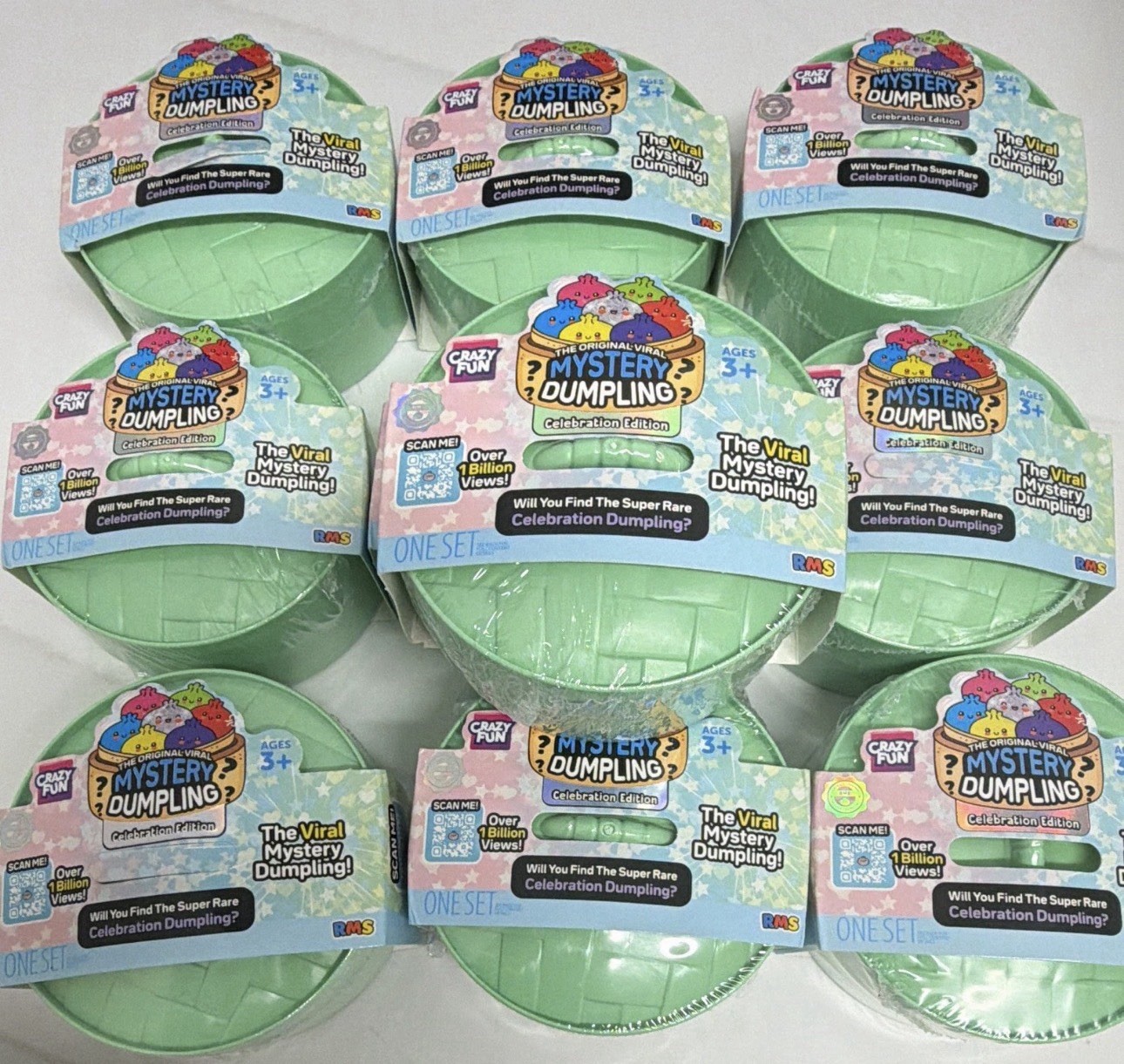 RMS Crazy Fun Viral Mystery Dumpling Celebration Edition Blind Pack LOT 10