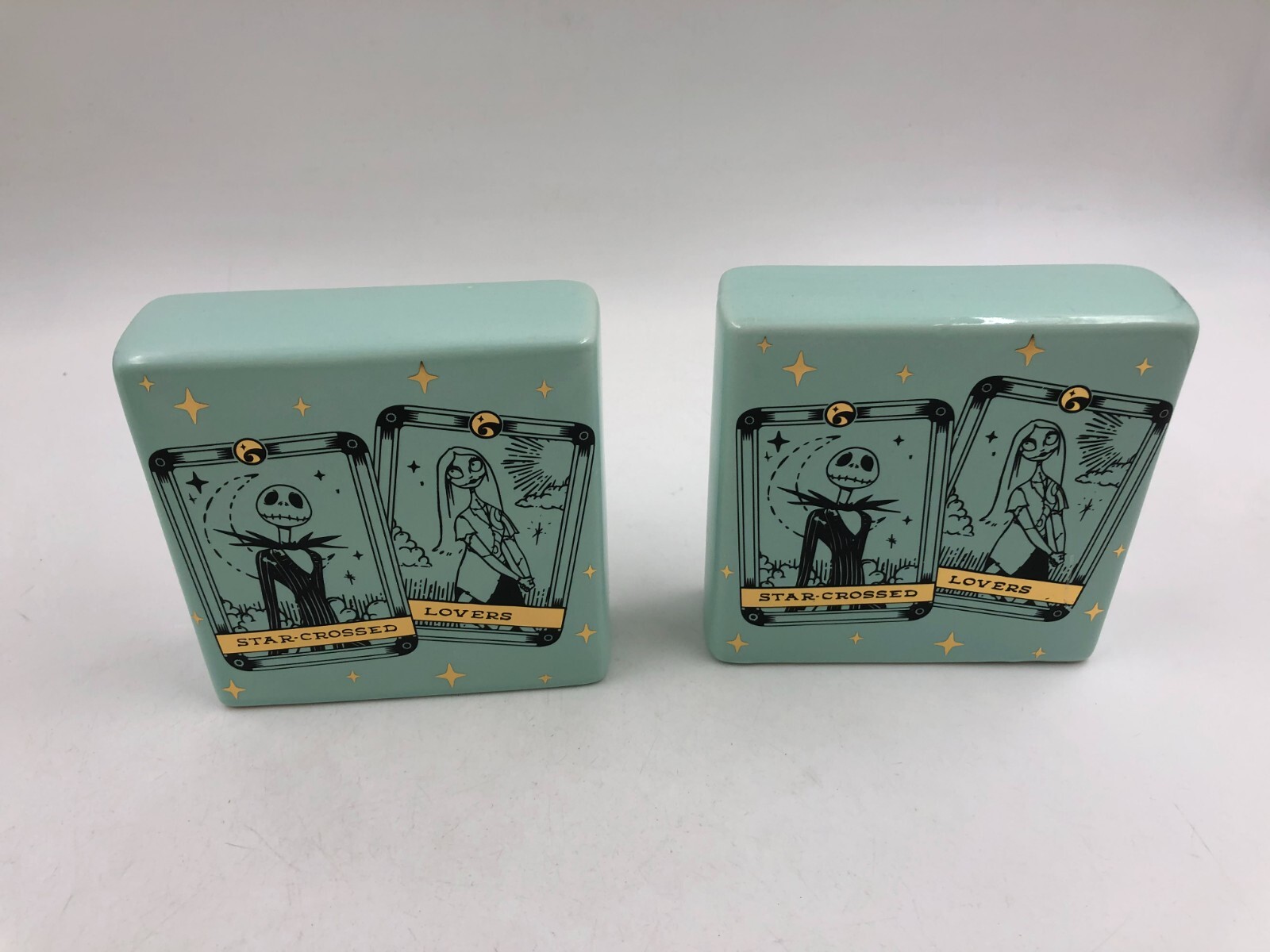 Disney Ceramic 5in Jack & Sally Star-Crossed Lovers Tabletop Decor AA01B29015