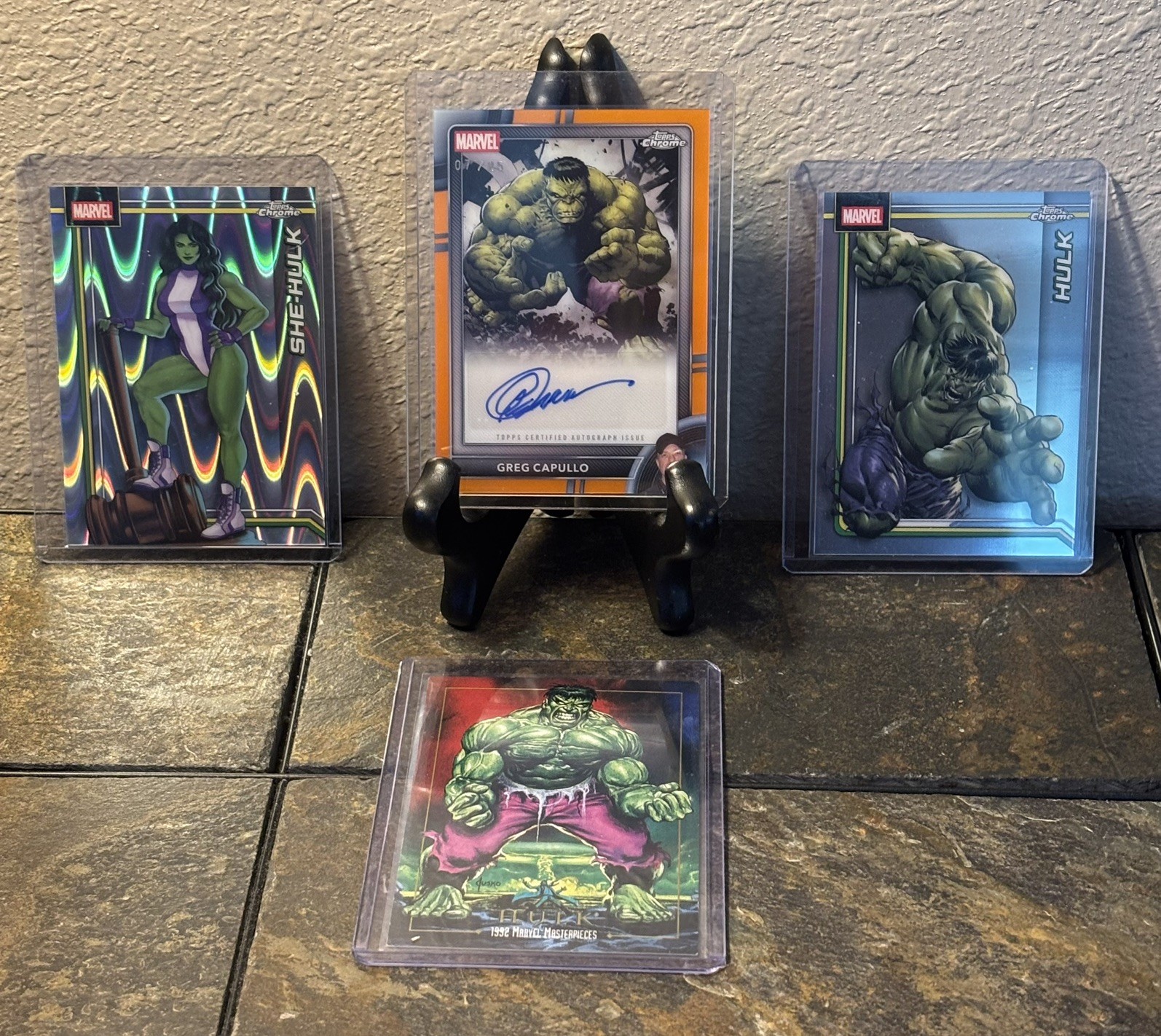 Topps 2026 EXTREMELY RARE Chrome Marvel Hulk Greg Capullo Signature 07/25