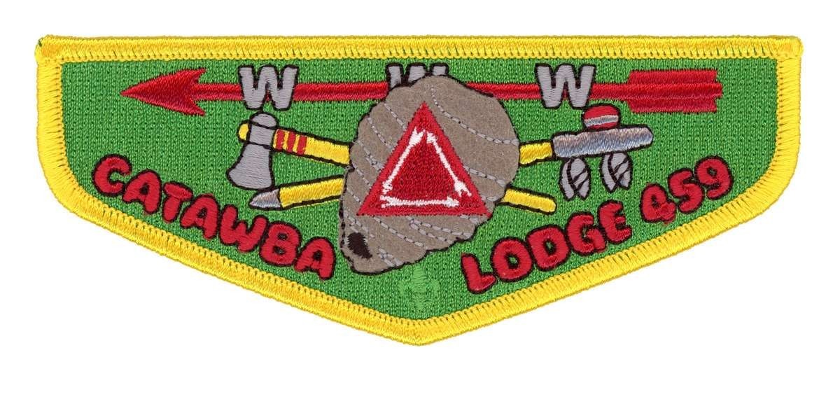 Boy Scout OA 459 Catawba Lodge Vigil Flap