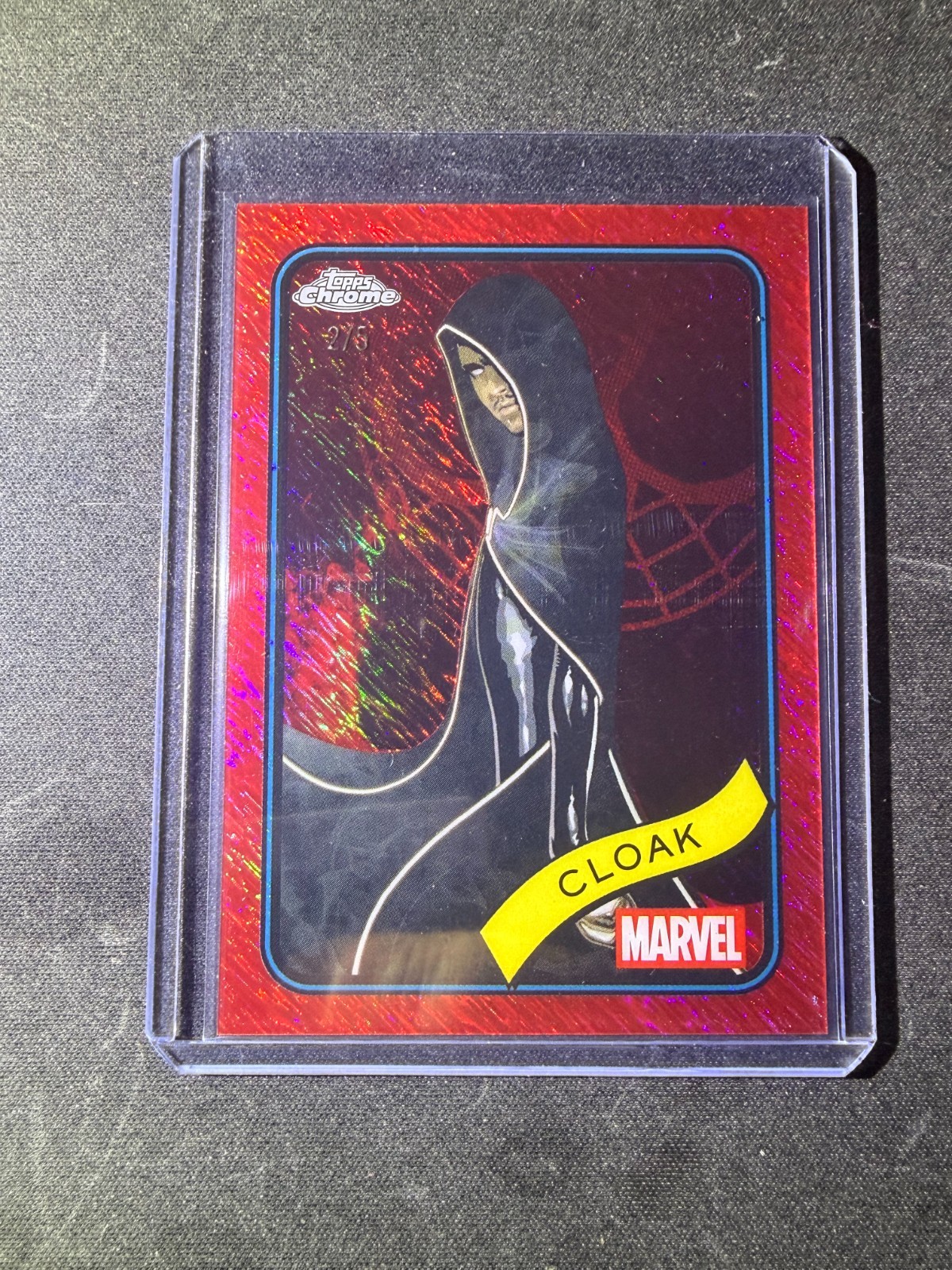 2025 Topps Chrome Marvel Cloak Red Wave /5