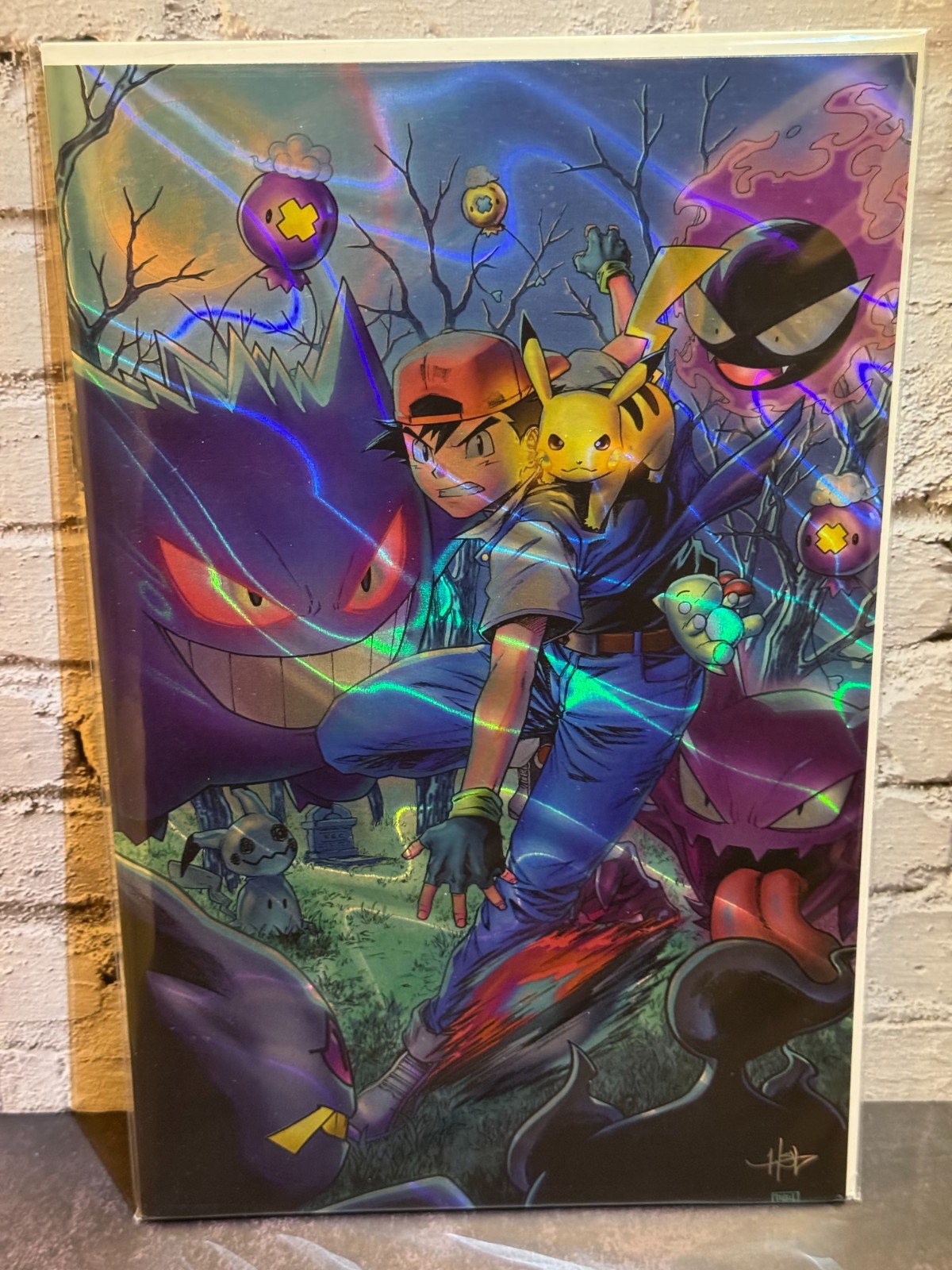 Pokémon Fame: Satoshi Tajiri C2E2 EXPO Exclusive LAVA FOIL Variant Cover 40/50