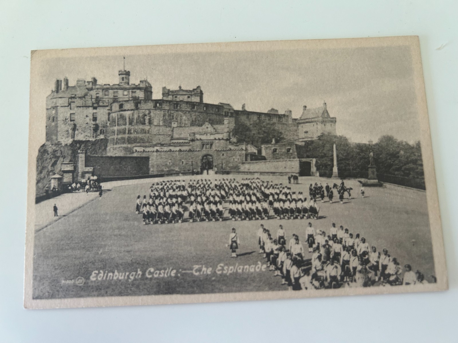 Edinburgh Castle The Esplanade Scotland Postcard