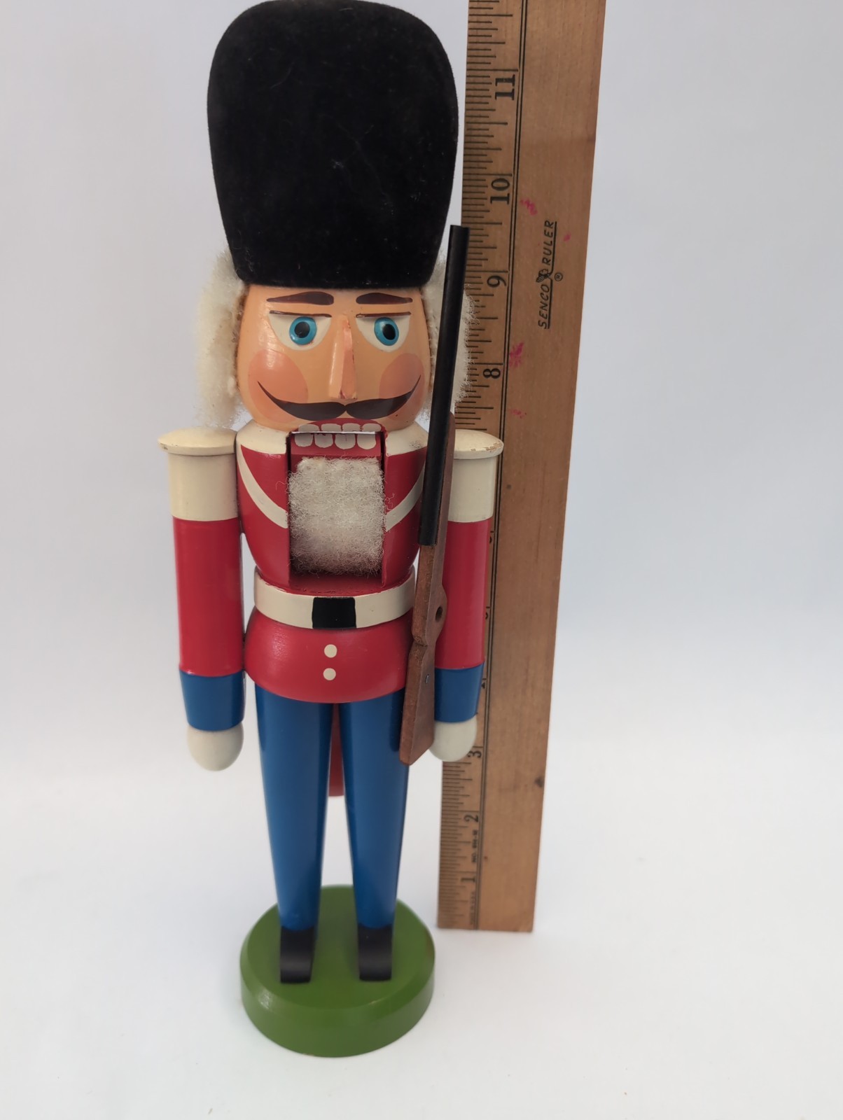 VTG German Erzgebirge Nutcracker Soldier Guard 11.5” Christmas Decor
