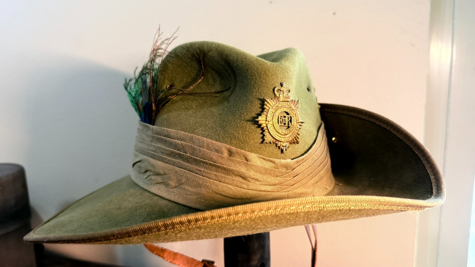 Vintage Mountcastle Australian Slouch Hat - Pure Fur Felt - Duww2 Australian