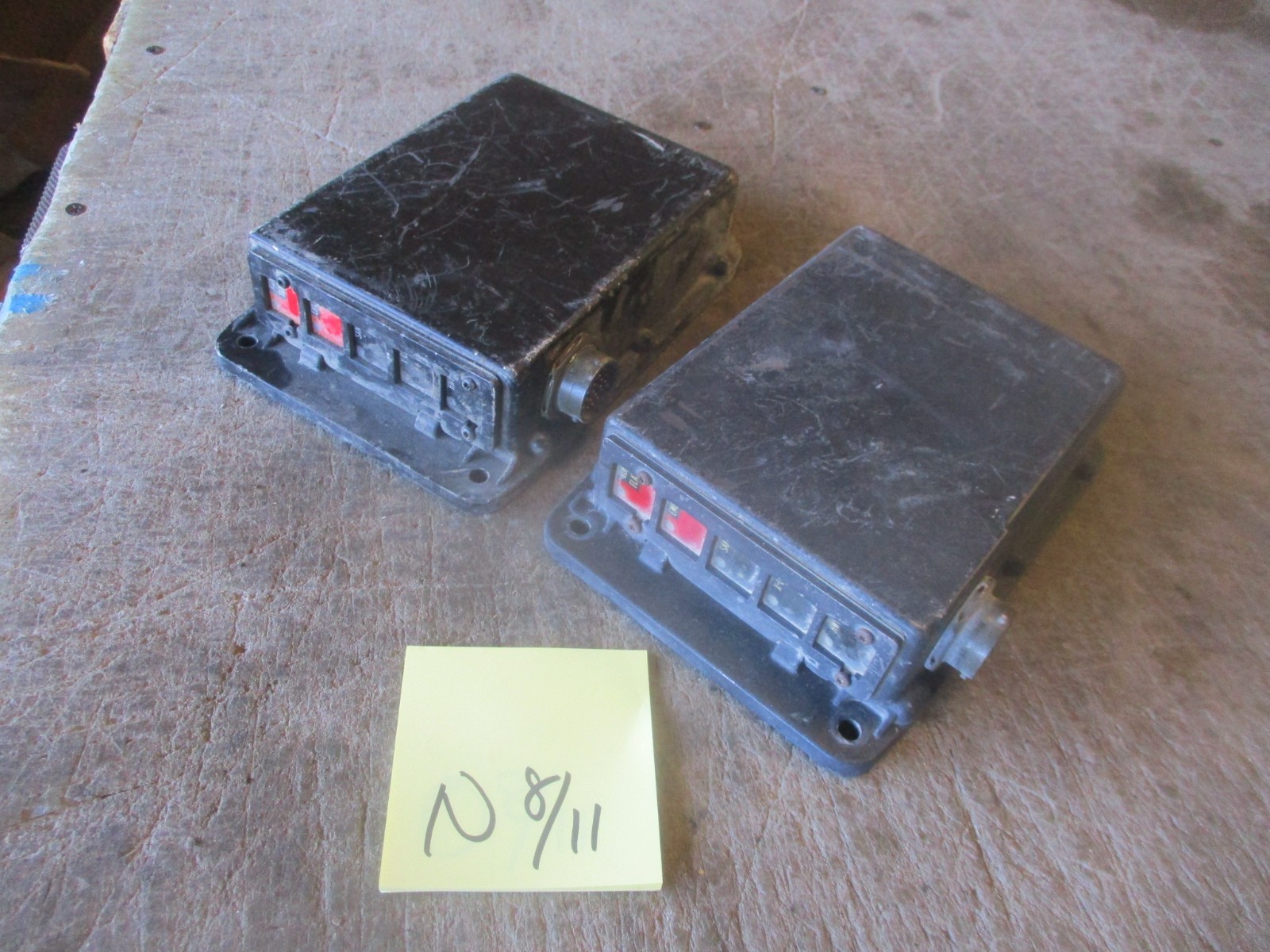 2 Used SPICER/DANA CTIS Push-Button Control Units, Untested, for FMTV LMTV MTV