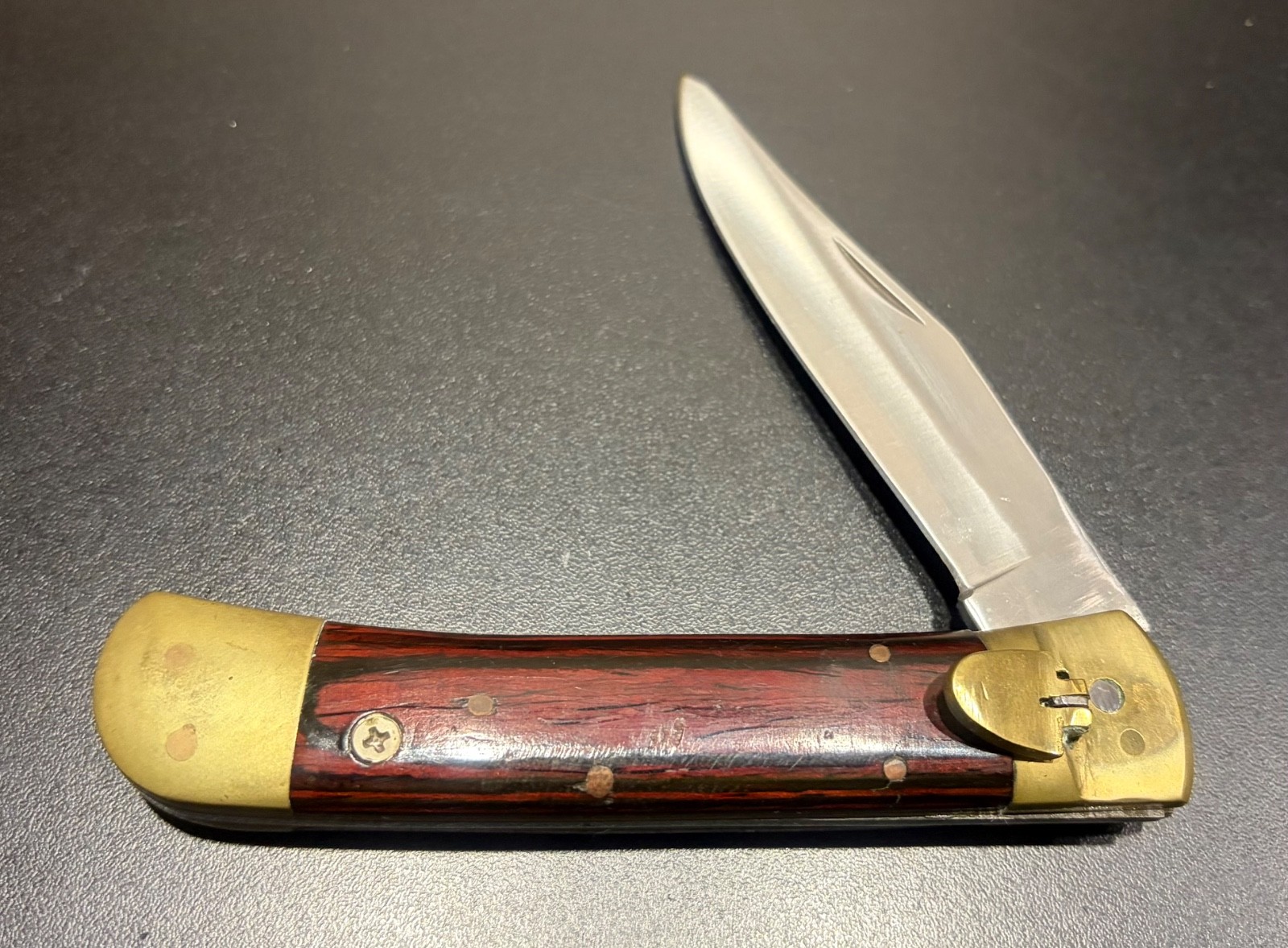 Vintage Italian-Style Manual Folding-Blade Pocket Knife
