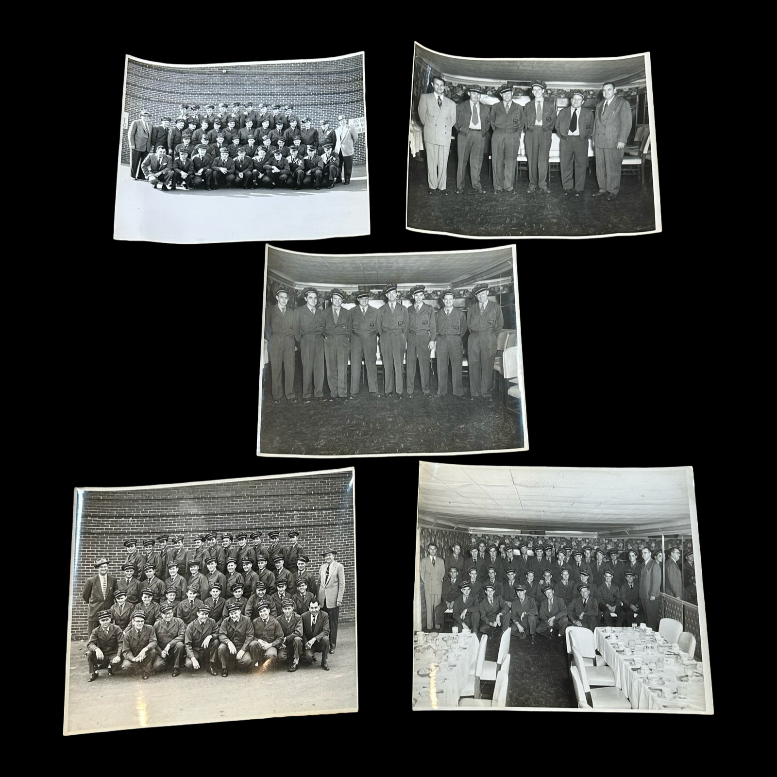 1950s Colonial Bread Employee Photos Fort Smith Arkansas Riggs Studio Lot of 5