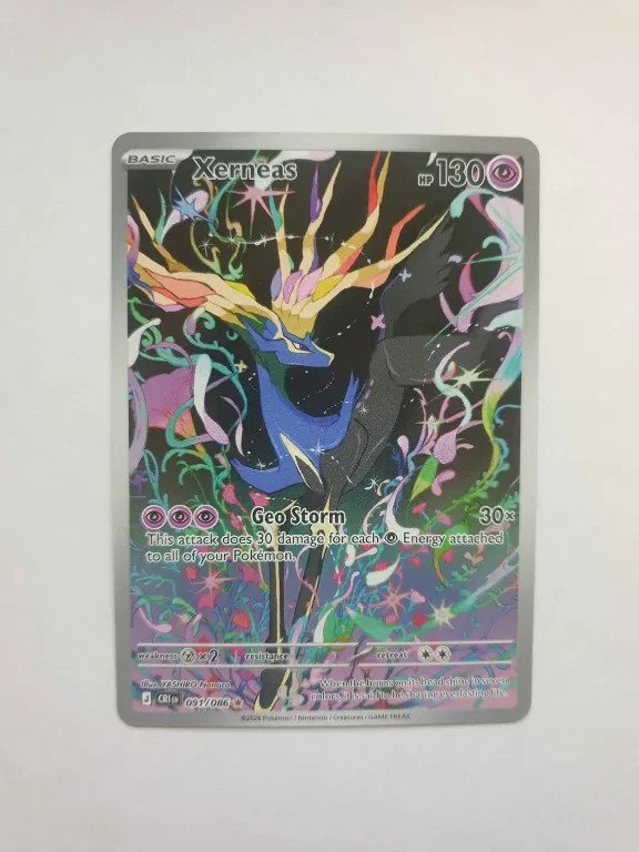 Xerneas 091/086 Chaos Rising IR Pokémon TCG