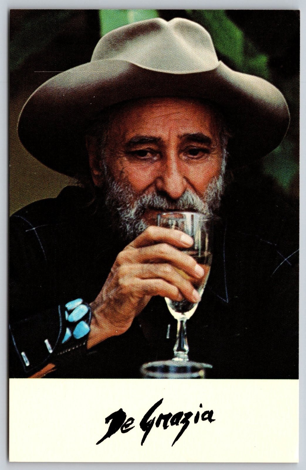 Artist De Grazia Portrait Bernard Coyle Photo Tucson Arizona Postcard PC399