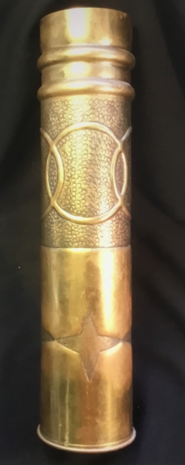 Antique WWl Military “Trench Art” a 75mm found recently near Verdun