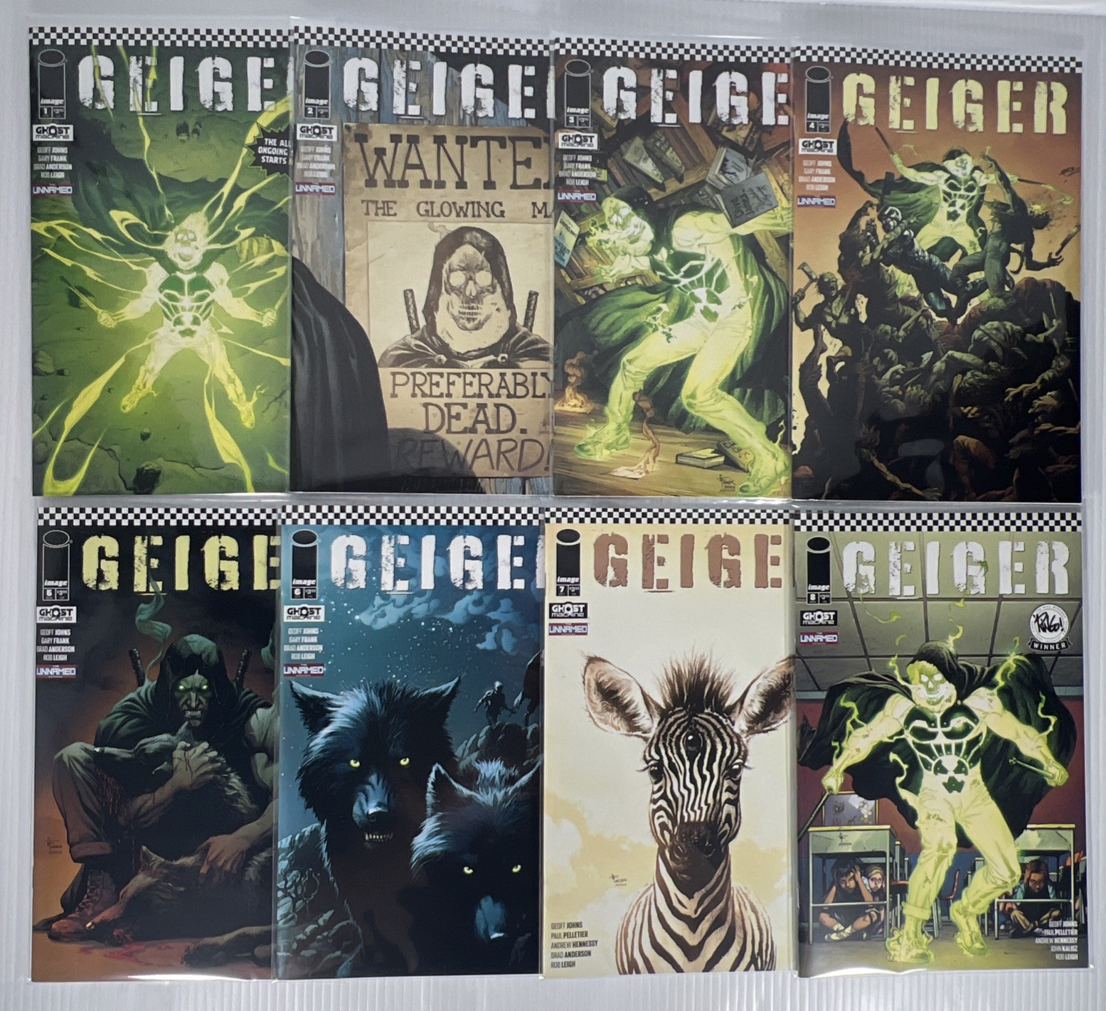 Geiger #1-8 Vol. 2 Gary Frank Run of 8 Image 2024 High Grade Ghost Machine