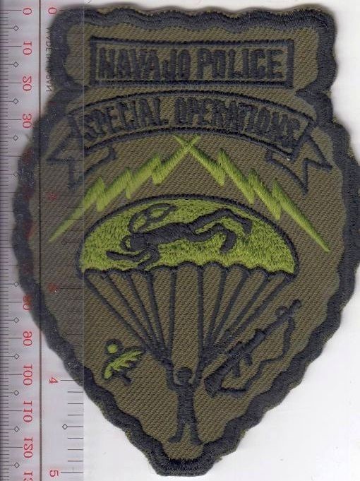 American Indian Tribe Police Arizona SCUBA Airborne Navajo Police SWAT Team acu 