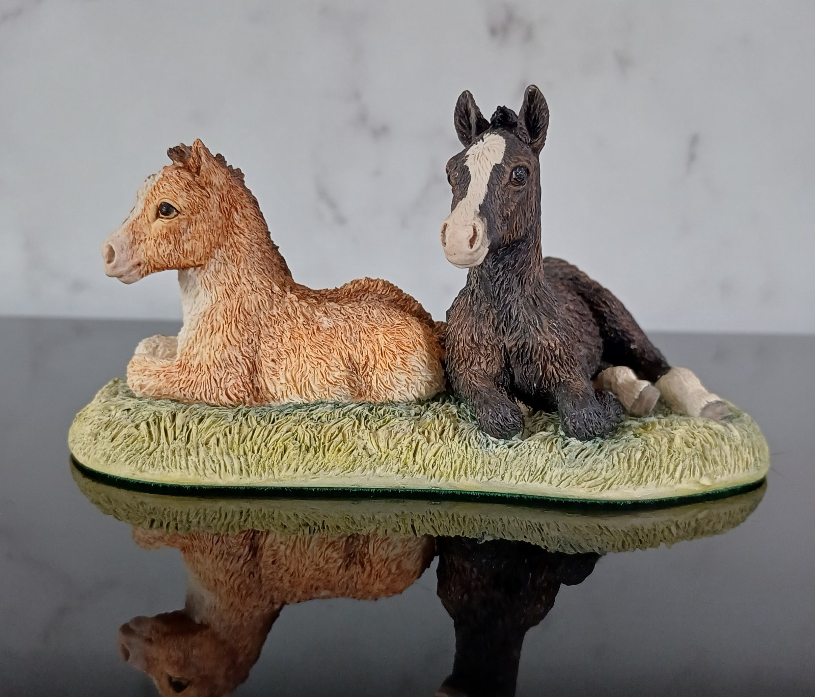 Vintage Border Fine Arts Spring Arrivals B0008 Shetland & Cob Foals Anne Wall