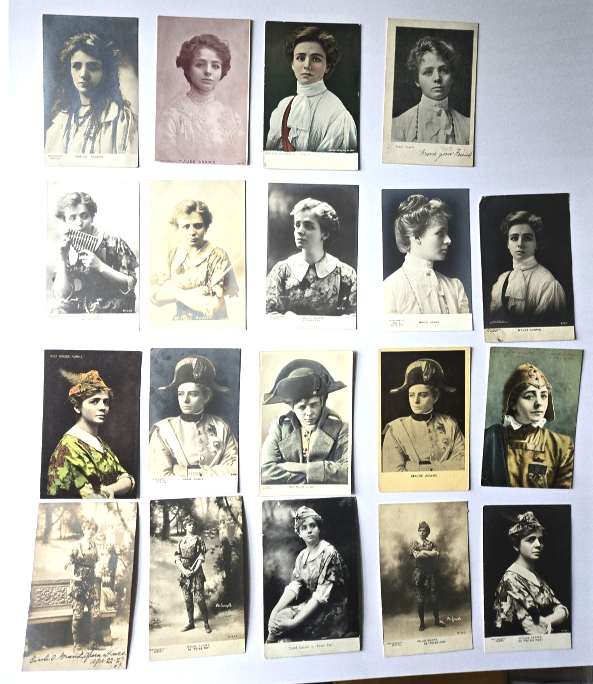 Maude Adams Peter Pan Postcard Lot 28 Vintage Rotograph Somewhere in Time