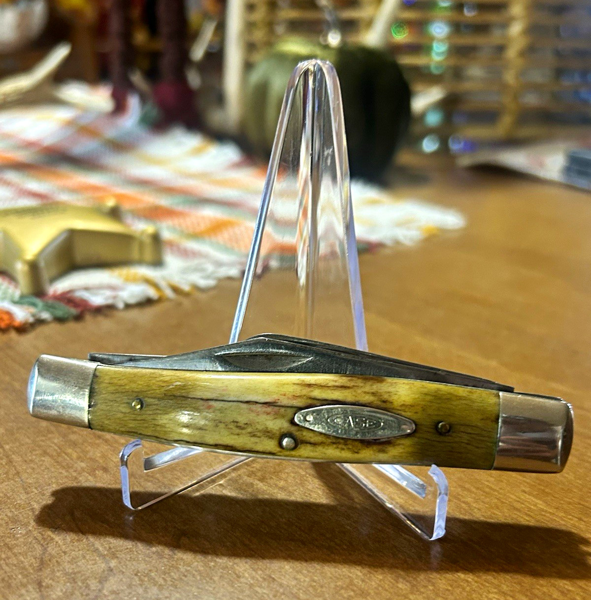Case XX 3575 large Stockman knife 3Blade 1940-64 StagHandle Stainless Slipjoint