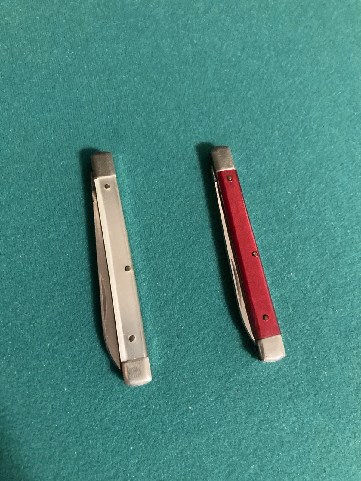 💥Vintage “Merrill Knives” Pearlized with Silver Bolsters-Japan 1970’s (c) 🇯🇵